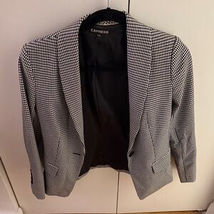 Express Houndstooth Women's Blazer